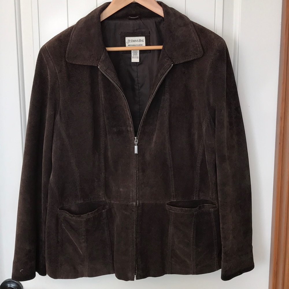 Johns Bay Washable Suede Jacket size XL